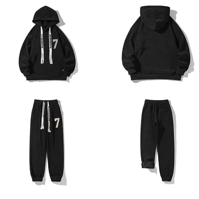 [BIGEMAN Series]★Setup★ 4color 2-piece set Hoodie + Pants Unisex Men's Large Size Coffee Color Black Gray