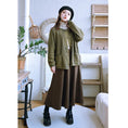 Load image into Gallery viewer, [Kokaisha---Dragon dyeing series] ★China style outerwear★ 2color cardigan knit green purple
