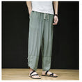 Load image into Gallery viewer, [Shu Han Ink Series] ★China Style Pants★ 2color Large Size Plain China Button Unisex Men's
