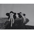 Load image into Gallery viewer, [Ko Qinglong Shu Series] ★China Style Earrings★ Pair Earrings Women's Accessories Flower Black Easy to Match
