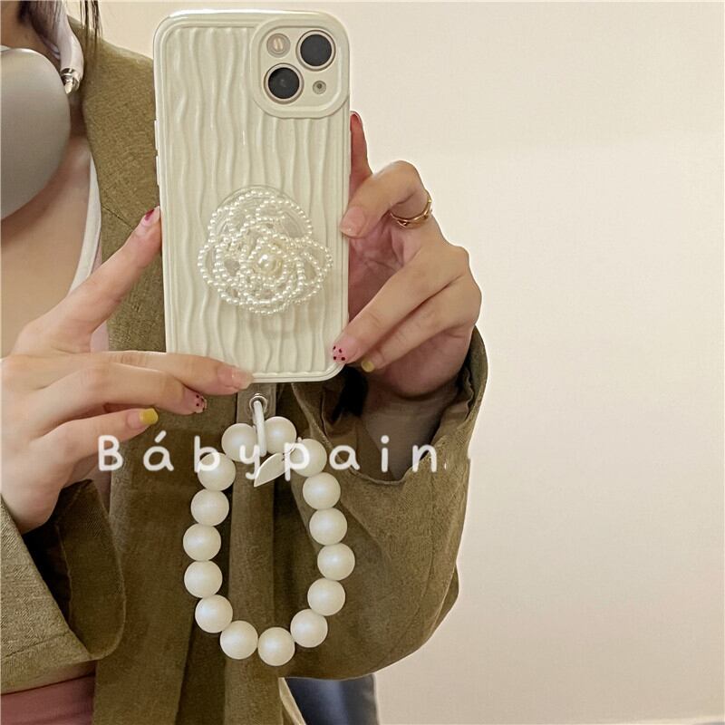 [Babypain Series]★Mobile case★ Flower iPhone iPhone14 iPhone13 iPhone12/11/XS/XR Improves temperament