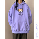 [CHAOMEICHEN Series]★Parker★ Tops 4color Unisex Men's Large Size Green Black Apricot Purple Dog Cartoon