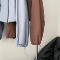 Load image into Gallery viewer, [Tenkawa Series] ★Outer★ 2color Jacket Short Length Simple Easy to Match Blue Coffee Color
