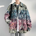 Load image into Gallery viewer, [KCSJ Series] ★Jacket★ Outer tie-dyed ink pattern unisex men's large size casual
