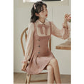 Load image into Gallery viewer, [MEIYI Series] ★One Piece★ Women's Short Length Faux Layered Ribbon Commuting Date Cute
