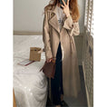 Load image into Gallery viewer, [ZHENMANZI series] ★Trench coat★ 2color long length coat outerwear for improving temperament, commuting, dating
