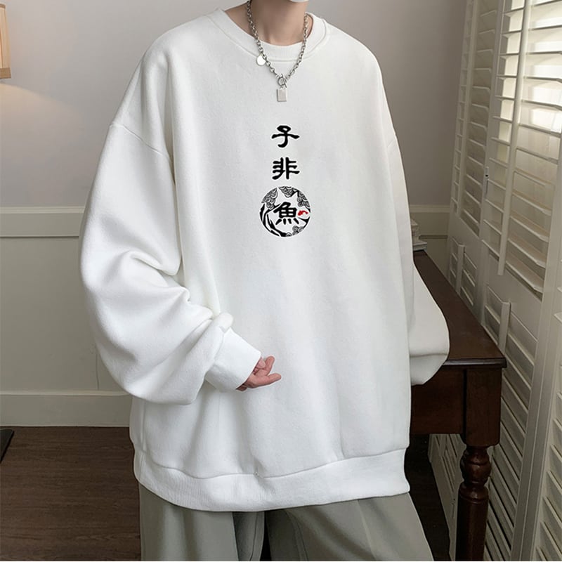 [LANGGUANGHU Series]★China style tops★ 4color Unisex Men's Large size Letter pattern