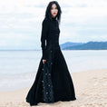 Load image into Gallery viewer, [Big Blue Dragon Series] ★China style dress★ Knit dress, fake layered, slimming, design
