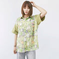 Load image into Gallery viewer, [BIBULU STUDIO Series] ★Short sleeve shirt★ Rabbit tops Unisex Men's summer clothes Green Green
