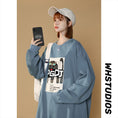 Load image into Gallery viewer, [JC Series]★Tops★ 3color Sweatshirt Sweatshirt Unisex Men's Cartoon Light Gray Black Blue
