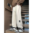 Load image into Gallery viewer, [BIGEMAN Series] ★Casual Pants★ Brushed lining 2color Bottoms Pants Unisex Men's Large Size Sports Style Beige Black Thick
