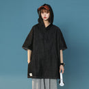 [CHAOMEICHEN Series] ★Tops★ 2color Parka Unisex Men's Blue Black Blue Black ML XL 2XL