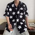 Load image into Gallery viewer, [Illustrated Series]★Shirt★ 2color Tops Star Print Fashion Unisex Men's Summer Clothes Cute Short Sleeve
