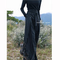 Load image into Gallery viewer, [Big Blue Dragon Series]★China style trousers★Bottoms Gaucho pants Loose Casual Black Black
