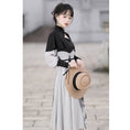 Load image into Gallery viewer, [Kaede bamboo --- Seinenyu series] ★Chinese style dress★ Fake layered Chinese clothing cute print retro
