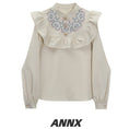 Load image into Gallery viewer, [ANNXstudio series] ★China style tops★ Long sleeve shirt, tops, embroidery, improves temperament, cute
