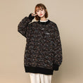 Load image into Gallery viewer, [Ushiomiomi Series] ★Sweater★ 3color knit tops Unisex Men's Floral pattern Cute ML XL 2XL Easy to match
