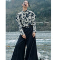 Load image into Gallery viewer, [Big Blue Dragon Series] ★China style outerwear★ Tops, Chinese clothes, ink pattern, mini length, easy to match, slimming print
