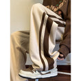 Load image into Gallery viewer, [SENSU Series]★Casual Pants★ 3color Bottoms Pants Unisex Men's Vertical Striped Striped Pattern Black Beige Coffee Color
