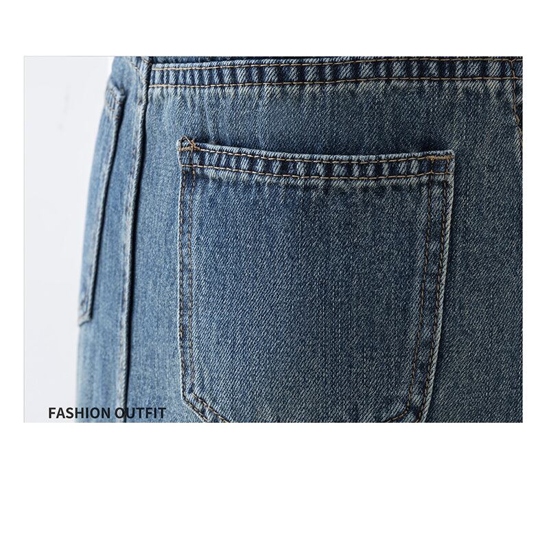 [XIANXIAN Series]★Denim Skirt★ Bottoms Ladies High Waist Blue Blue