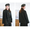 Load image into Gallery viewer, [Kokaisha --- Chichiku Series] ★China style outerwear★ Rasha switching fake layered black black
