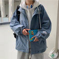 Load image into Gallery viewer, [Kinshin Series]★Jacket★ 3color Outerwear Unisex Men's Faux Layered Casual Hooded
