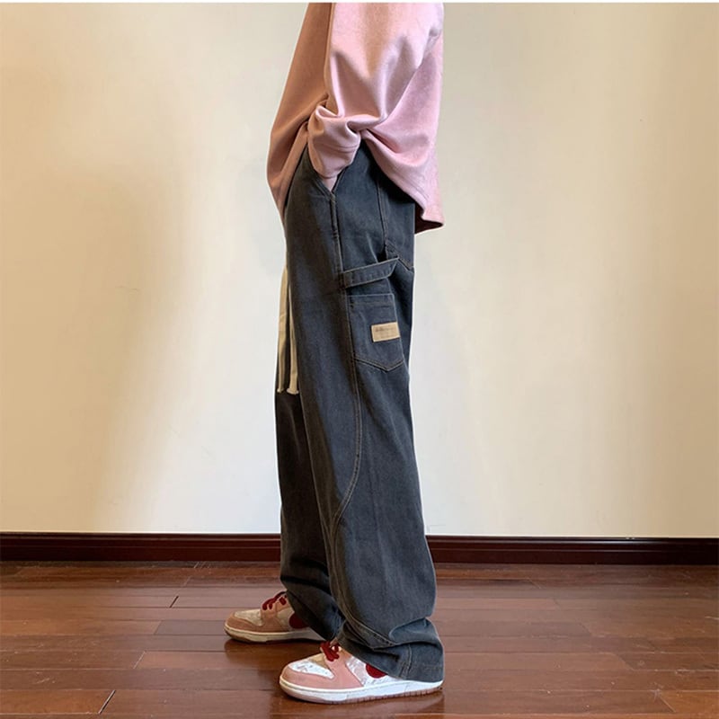 [YANDAN Series]★Casual Pants★ 2color Unisex Men's Denim Pants ML XL 2XL