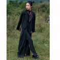 Load image into Gallery viewer, [Big Blue Dragon Series]★China style trousers★Bottoms Gaucho pants Loose Casual Black Black
