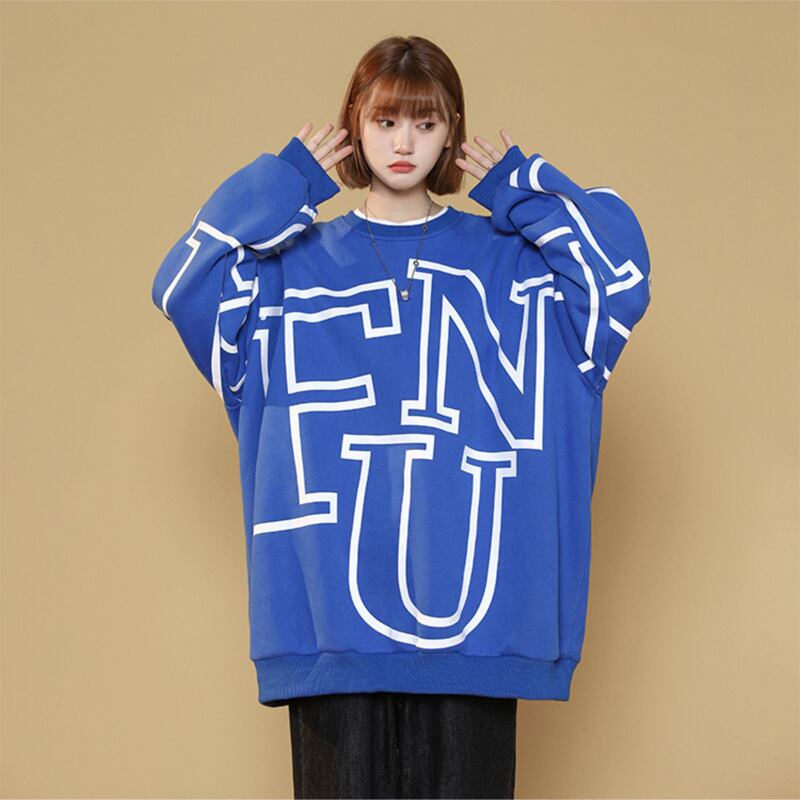 [Fujiiman Series] ★Tops★ 6color Unisex Men's Alphabet Blue Green Black Gray White ML XL 2XL 3XL