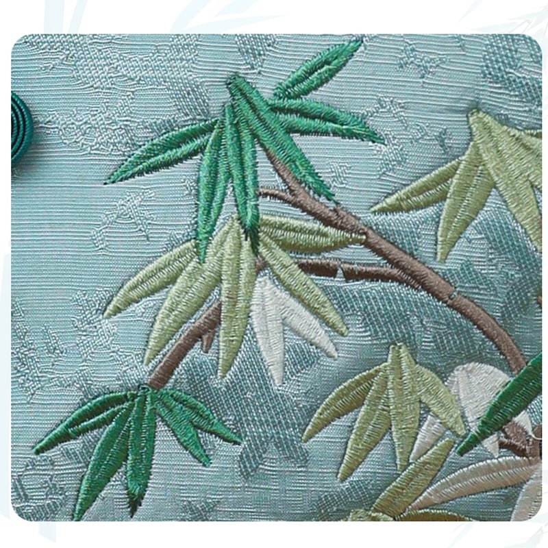 【女兒魚系列】★中國風包包★2色 藍綠刺繡中式連結 做舊款式 易搭配 藍綠