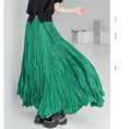 Load image into Gallery viewer, [YIDAO Series]★Skirt★ 3color Bottoms Green Gray Black Long Skirt Improves Temperament
