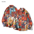 Load image into Gallery viewer, [BCBGH Series]★Shirt★ Floral Pattern Shirt Oil Painting Style Tops Print SML XL 2XL Unisex Men's Unique
