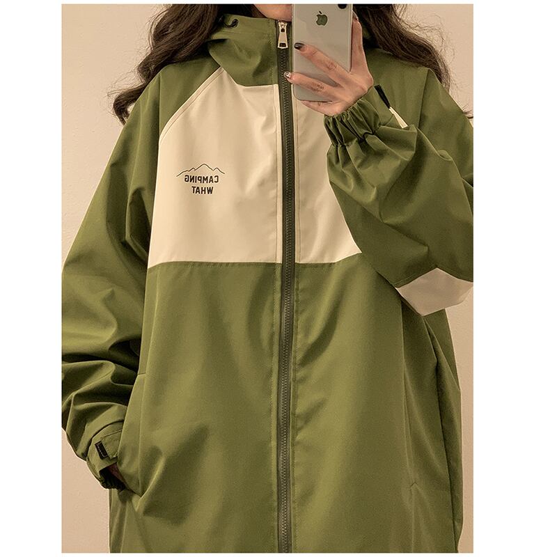 [SENSU Series]★Jacket★ 3color outerwear unisex men's color scheme beige green navy casual