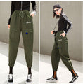 Load image into Gallery viewer, Casual Pants Trousers Bottoms Fashion Sports Style Easy to Match Ankle Pants Loose Khaki Green Black Large Size SML XL 2XL 3XL
