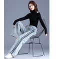 Load image into Gallery viewer, [REHUOJIALI Series] ★Denim Pants★ Embroidery Bottoms Trousers Women's Blue Blue Large Size
