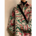 Load image into Gallery viewer, [KCSJ Series]★Jacket★ 2color Outerwear Camouflage Pattern Ink Pattern Unisex Men's Large Size Blue Red
