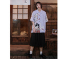 Load image into Gallery viewer, [Yangji Great Dream Series] ★China Style Shirt★ Tops People Print Short Sleeve Shirt Cute Cool Summer Clothes
