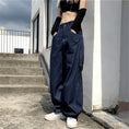 Load image into Gallery viewer, [Miyakoya Series]★Denim Pants★ Trousers Bottoms Dragon, Golden Dragon, Silver Dragon Embroidered Gaucho Pants Gaucho
