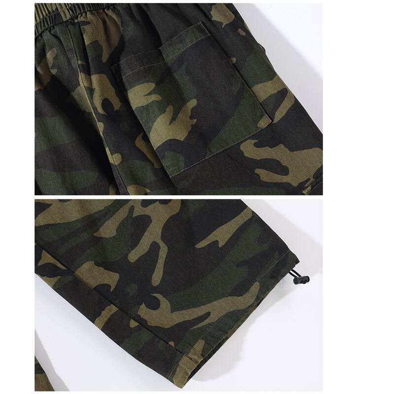 [BIGEMAN Series] ★Casual Pants★ Bottoms Pants Unisex Men's Large Size Camouflage Print