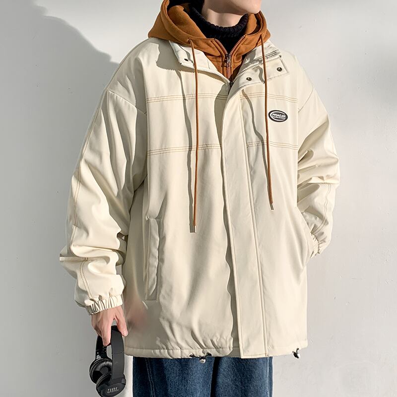 [Military Series] ★Winter Coat★ 2color Thick Warm Unisex Men's Faux Layered Large Size