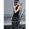 Load image into Gallery viewer, [Daiseiryusu Series] ★China style tops★ Camisole tank top Simple Easy to match with design Black
