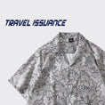 Gallery viewerに画像を読み込む, 【TRAVEL ISSUANCEシリーズ】★花柄シャツ★ 2color 油絵風 プリント 男女兼用 メンズ ワインレッド グレー
