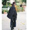 Load image into Gallery viewer, [Old Monster --- Rabbit Series] ★China style happi coat★ Tops Chiffon Thin Black Black Summer clothes Easy to match
