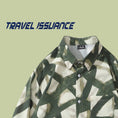 Gallery viewerに画像を読み込む, 【TRAVEL ISSUANCEシリーズ】★レトロ シャツ★ 油絵風シャツ プリント 長袖シャツ トップス 男女兼用 メンズ グリーン 緑
