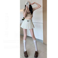 Load image into Gallery viewer, [FENGLIN Series]★Skirt with belt★ 2color bottoms mini length sexy white black black white fashion
