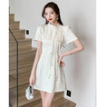 Load image into Gallery viewer, [LINXIAOXIAN series] ★China style dress★ 2color improved cheongsam dress cute short sleeve summer clothes
