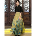 Load image into Gallery viewer, [BAIRIMENG Series]★China style skirt★Bottoms, Maki skirt, landscape pattern, Chinese elements, Chinese clothes, easy to match
