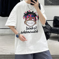 Load image into Gallery viewer, [BIGEMAN Series]★T-shirt★ Tops 2color Unisex Men's Large Size White Black Summer Cartoon
