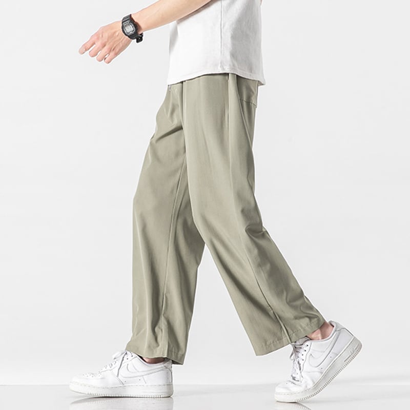 [BIGEMAN Series] ★Casual Pants★ 4color Nine-quarter-length Bottoms Pants Unisex Men's Large Size Plain Spring/Summer