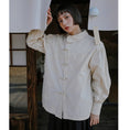 Load image into Gallery viewer, [Yangji Great Dream Series] ★Chinese style shirt★ Tops, irregular, long sleeve shirt, loose, Chinese clothes, cute, original
